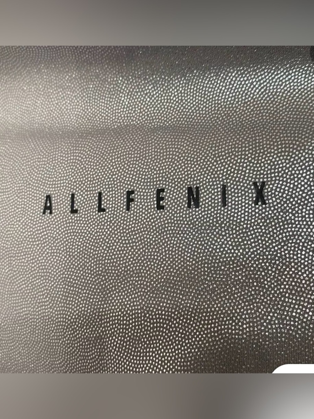 “ALLFENIX” Chrome/silver METALLIC, HI-WAIST, supportive leggings; MED 8/10, 25” - Picture 4 of 6